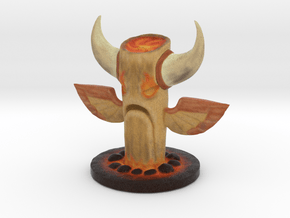 Fire Totem in Full Color Sandstone