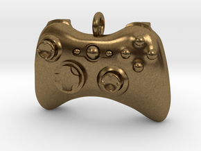 Xbox 360 Controller Pendant (Large) in Natural Bronze