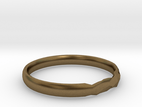 Shadow Ring US Size 8 UK Size Q in Natural Bronze