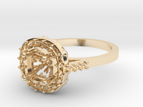 ABM001 Halo in 14K Yellow Gold