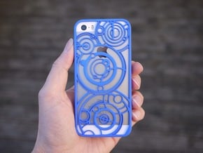 Timelord iPhone 5/5s Case in Blue Processed Versatile Plastic