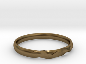 Shadow Ring US Size 7 UK Size O in Natural Bronze
