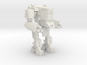 1/87 Scale Wofenstain Boss Trooper Robot in White Natural Versatile Plastic