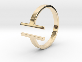 Bar Ring - Size 11.5 in 14K Yellow Gold