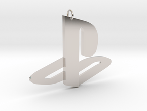 Playstation Logo Pendant in Platinum