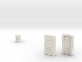 UE Earbud Connector R Final B in White Natural Versatile Plastic