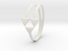 Ring of Triforce in White Natural Versatile Plastic: 6 / 51.5