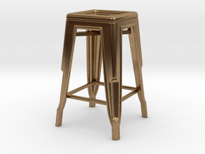 1:24 Pauchard Stool in Natural Brass