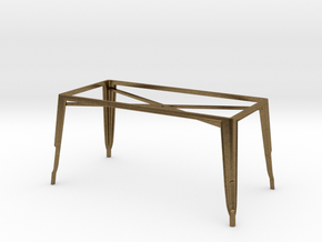 1:24 Pauchard Dining Table Frame, Large in Natural Bronze