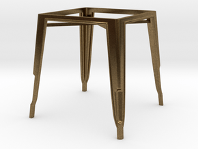 1:24 Pauchard Dining Table Frame in Natural Bronze