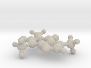 Caffeine Molecule in Natural Sandstone