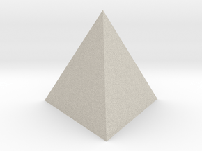 Tetrahedron in Natural Sandstone