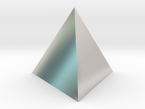 Tetrahedron (small) in Platinum