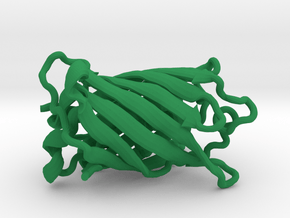 Green Fluorescent Protein in Green Processed Versatile Plastic