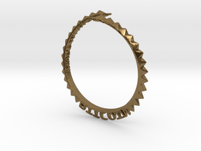 Bitcoin Bracelet in Natural Bronze
