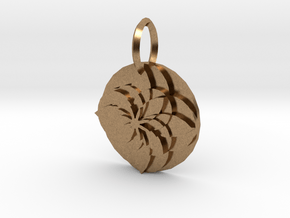 Sacret Flower geometry in Natural Brass