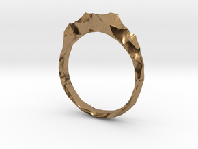 shard ring in Natural Brass