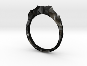 shard ring in Matte Black Steel