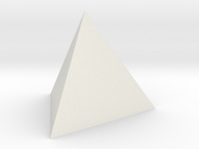 Tetrahedron 4er 20mm in White Natural Versatile Plastic