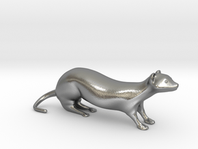 The Weasel Desk Toy in Natural Silver