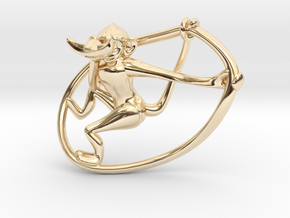 See No Evil. No,1 in 14K Yellow Gold