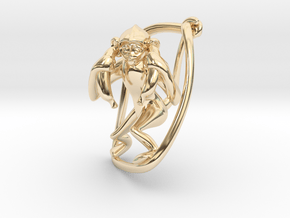 Hear No Evil. No,3 in 14K Yellow Gold