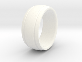 Ring in White Processed Versatile Plastic