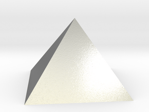 Pyramid Square Johnson J1 20mm  in Natural Silver