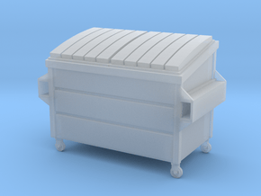 Dumpster Small in HO in Smooth Fine Detail Plastic