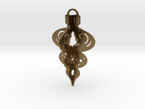 3-Tiered 3D Ornament in Natural Bronze