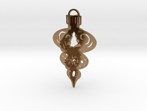 3-Tiered 3D Ornament in Natural Brass