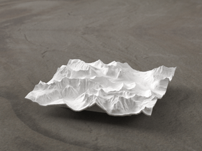 4'' Glacier National Park, Montana, USA in White Natural Versatile Plastic