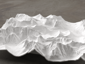8'' Glacier National Park, Montana, USA in White Natural Versatile Plastic