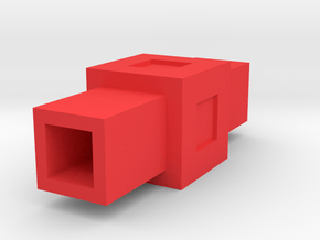 Assembly Parts Small C2 Sym in Red Processed Versatile Plastic