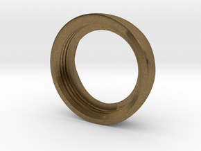 Ag Torch: Brass Bezel Ring (3 of 4) in Natural Bronze