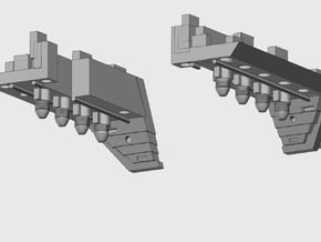 YT1300 FM 1/72 HULL INTERLOCK BOARD RAMP in Tan Fine Detail Plastic