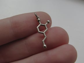 Dopamine Pendant in Polished Silver