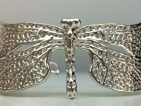 Dragonfly sizes XS-XL in Fine Detail Polished Silver: Small