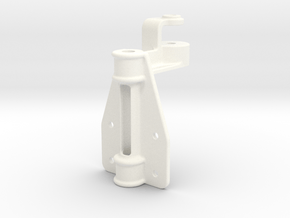 D&RG Upper Brake Mast Bracket - 2.5" scale in White Processed Versatile Plastic