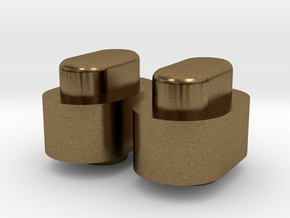 Adjustment Buttons - Metals in Natural Bronze