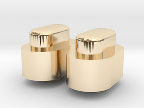 Adjustment Buttons - Metals in 14K Yellow Gold