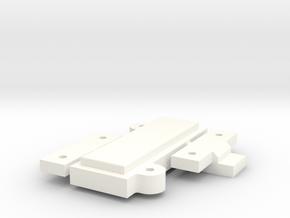 Clamps for Mounting Plates - NO USB in White Processed Versatile Plastic