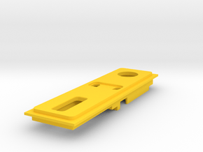 Interior Mount - 1.5mm - NO USB in Yellow Processed Versatile Plastic