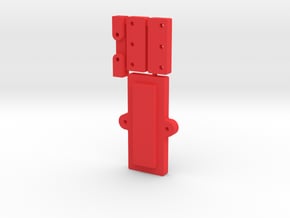 26650 Mod Clamp Group in Red Processed Versatile Plastic