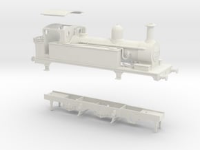 North Staffordshire Railway B Class tank in White Natural Versatile Plastic