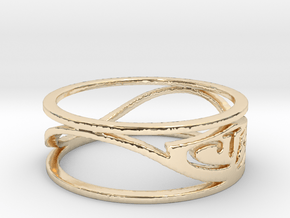CTR Wired (Size 5.75 x 5 mm) in 14K Yellow Gold