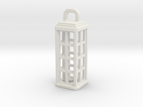 Tardis Lantern 1: Tritium (All Materials) in White Natural Versatile Plastic