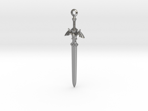 Master Sword Pendant in Natural Silver
