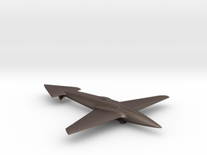 Uni-Dir Slim Plane Toy (88mm long) in Polished Bronzed Silver Steel