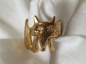 Foxy Ring in Polished Brass